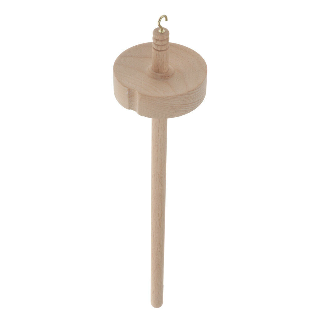 Classic Wood Drop Spindle Yarn Spin Spinning Top Whorl Spin Tool Supply