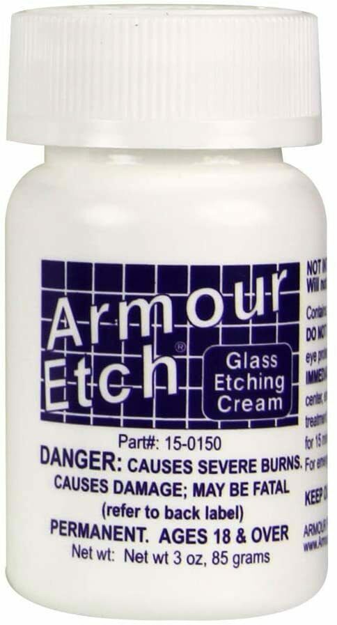 Armour Etch Glass Etching Cream ~ 2.8 Oz Jar Same Day Free Shipping