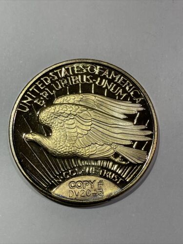 United States Liberty 1933 Eagle Twenty Dollar Copy Coin. No Box.