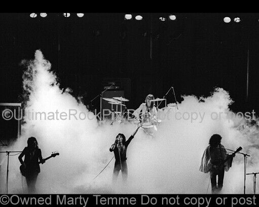 Freddie Mercury Photo Queen Brian May 11x14 Photo Poster 1975 By Marty Temme