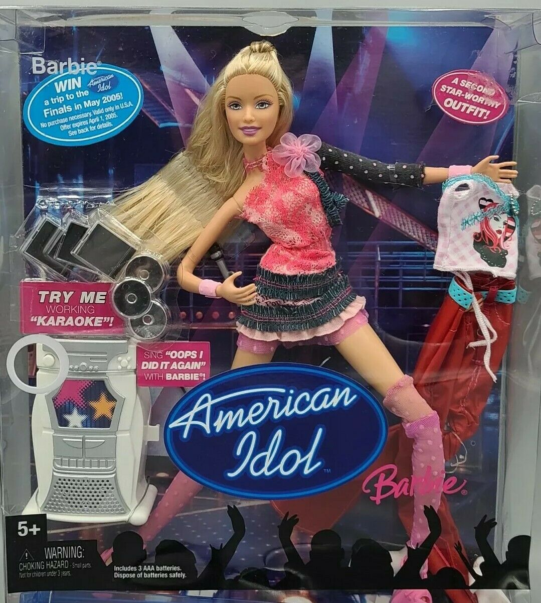 2004 Mattel Barbie American Idol Karaoke Version Oops I Did It Again