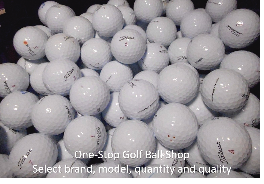 Used Golf Balls Assorted Brands Aa-aaaaa Choose Brand And Condition